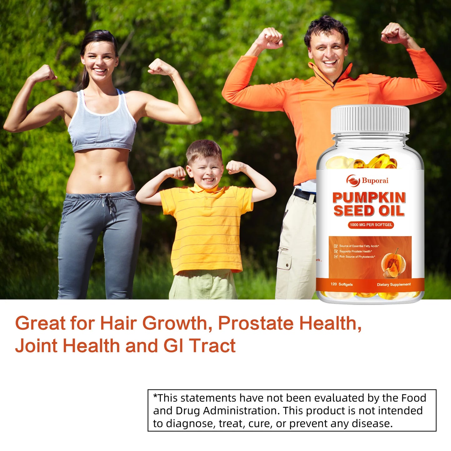 Pumpkin Seed Oil Capsules (Only Available in the United States)