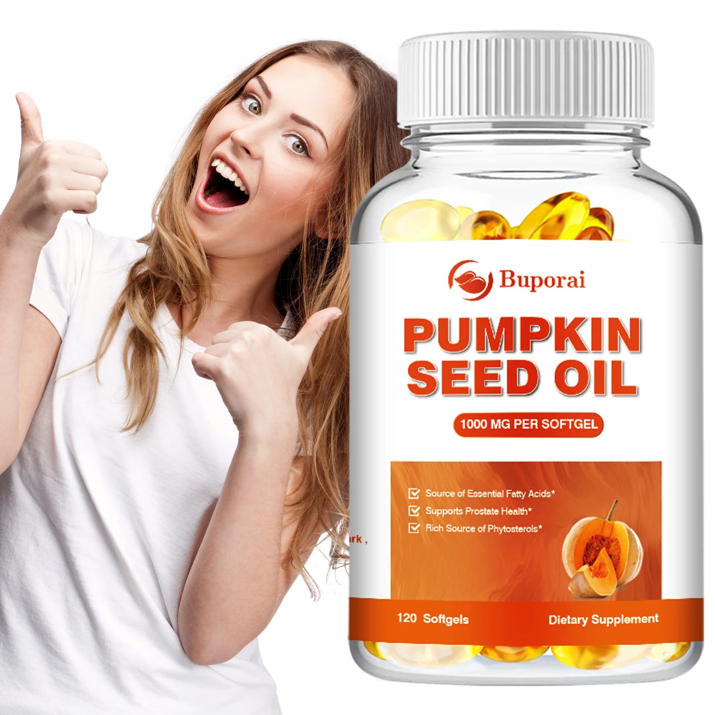 Pumpkin Seed Oil Capsules (Only Available in the United States)