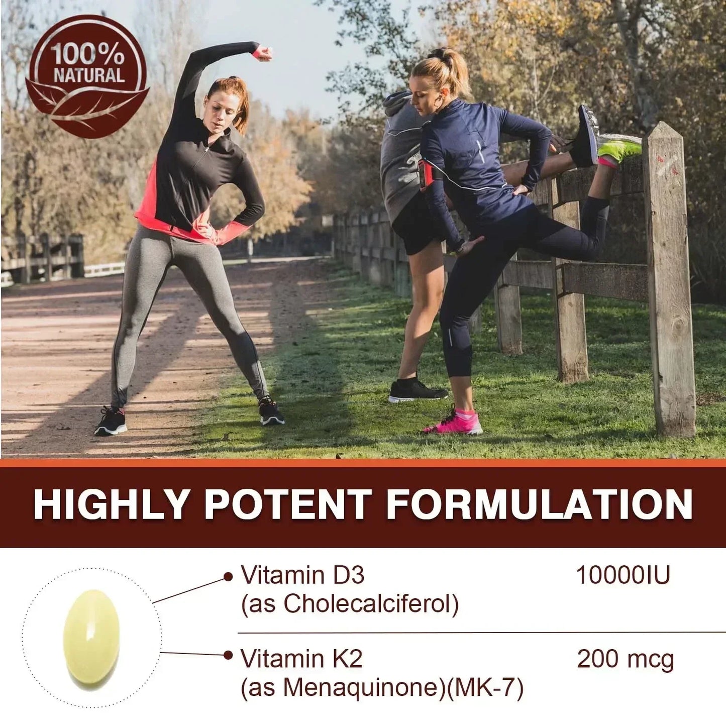 Vitamin D3 & K2 with Virgin Coconut Oil
