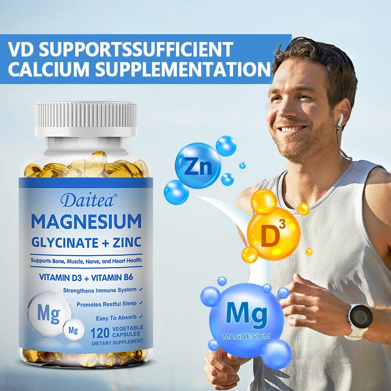 Magnesium and Zinc Capsules (Only Available in Canada)