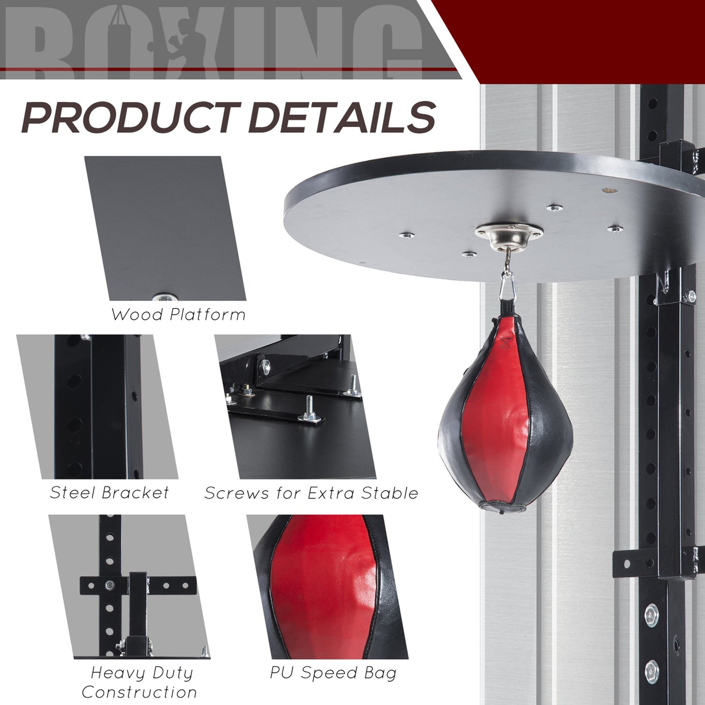 Soozier Wall Mounted Speed Bag Platform