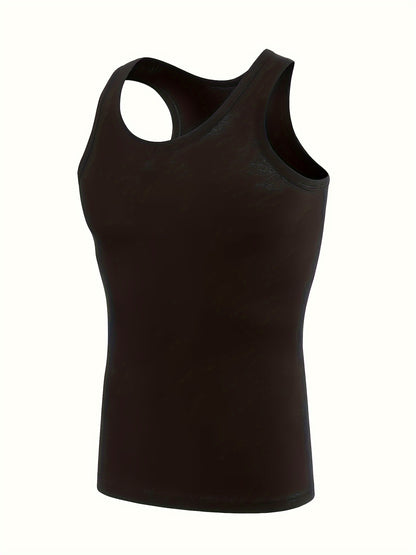 Men's Polyester Tank Tops - 5 Pcs