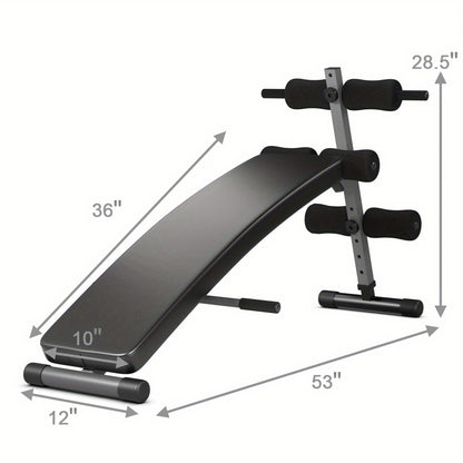 Maxmass Adjustable Arc-Shaped Sit Up Bench