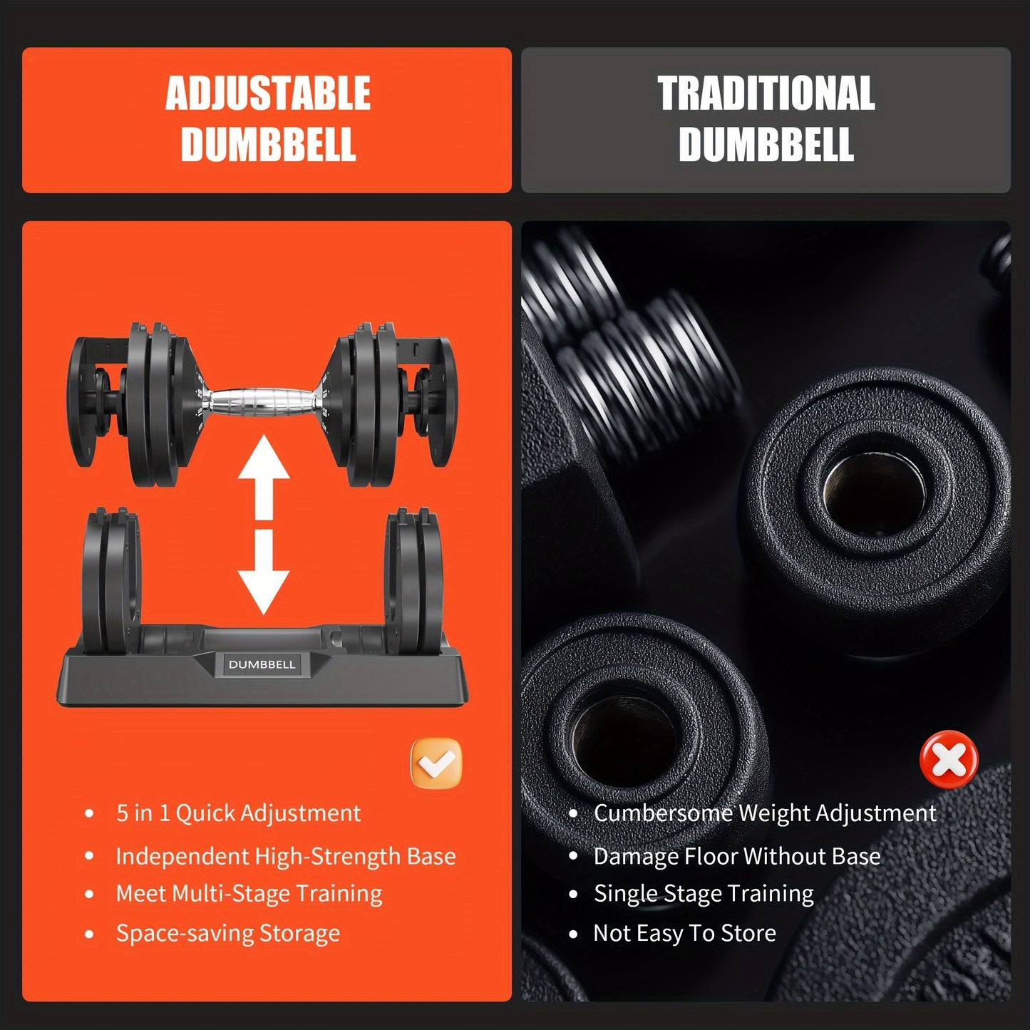 Soges Power Adjustable Dumbbell Set