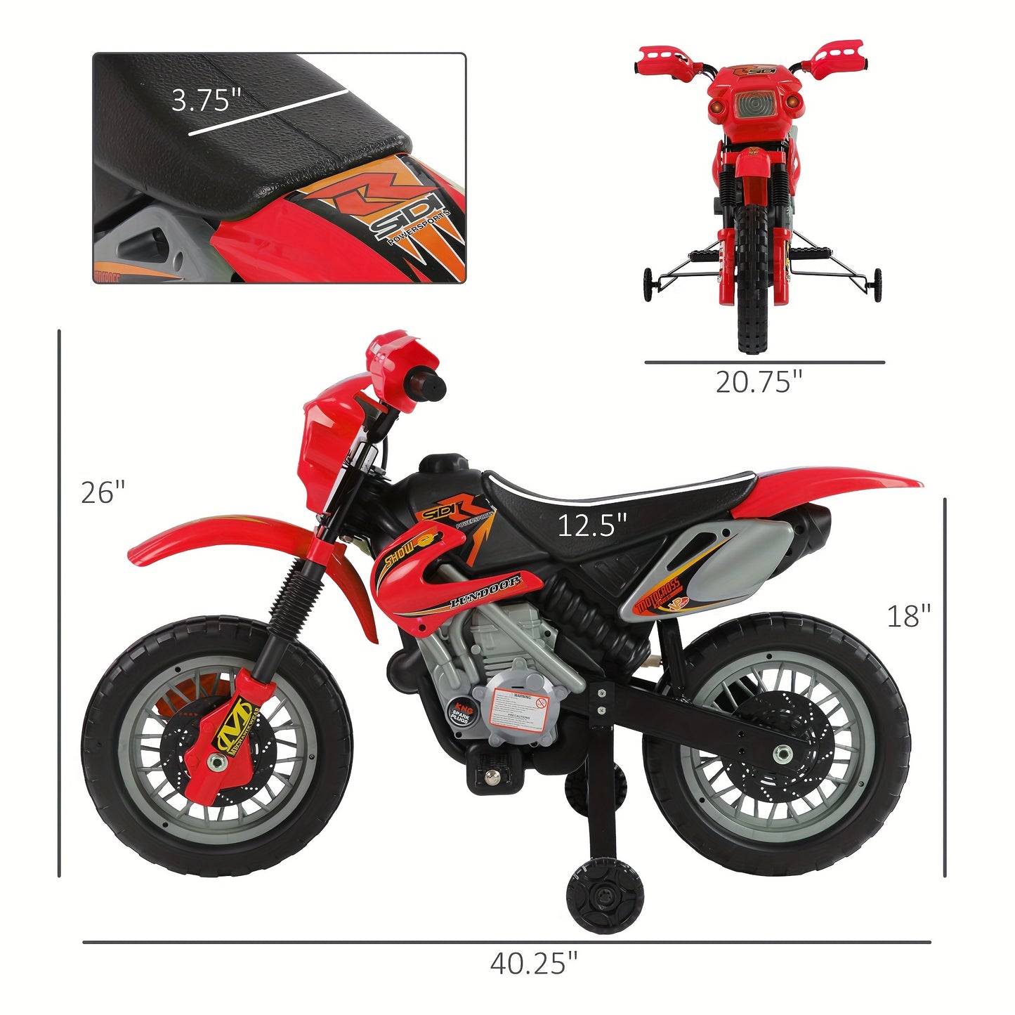 Children's 6V Electric Motorcycle