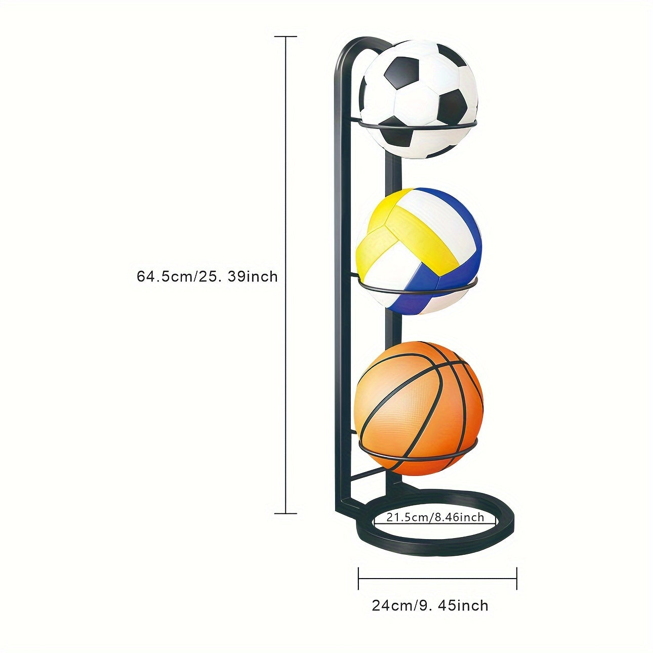 Premium Multi-Purpose Ball Storage Rack