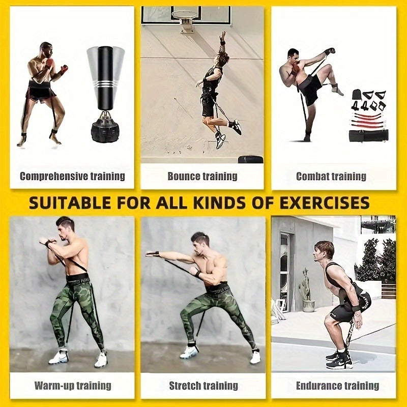 Heavy Duty Boxing Resistance Bands Set