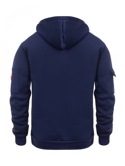 Men's Quarter Zip Hooded Sweatshirt