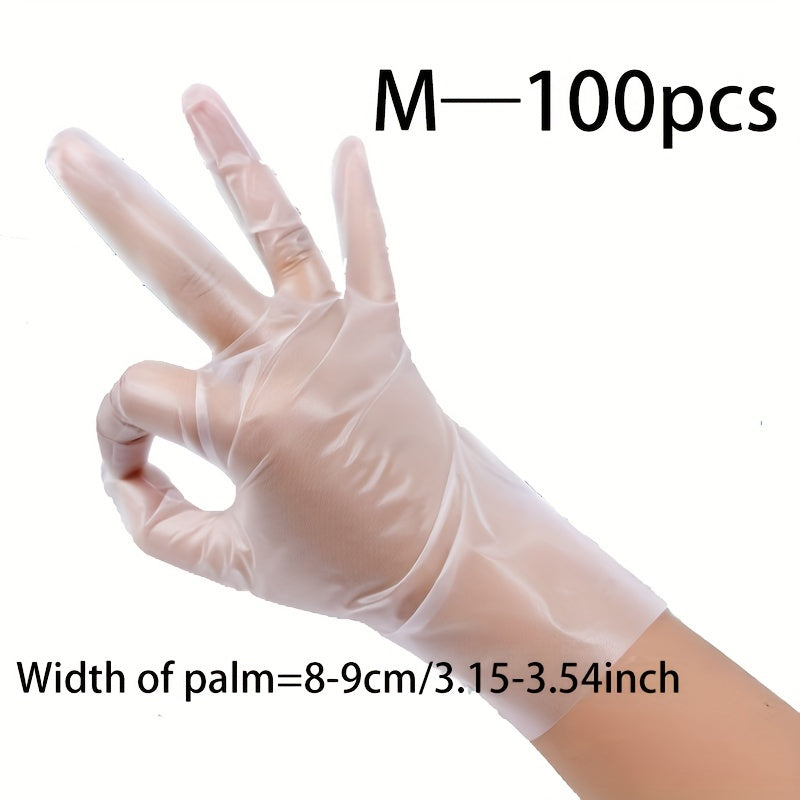 TPE Disposable Gloves - 100 pcs