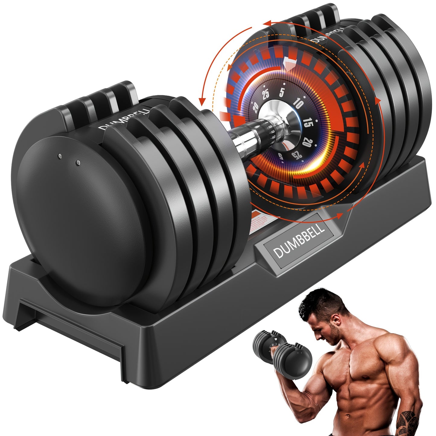 Soges Power Adjustable Dumbbell Set