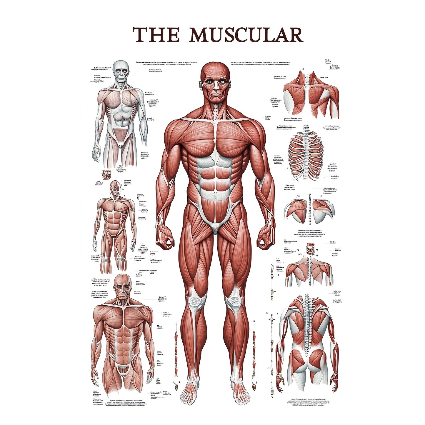 Human Muscular System Poster