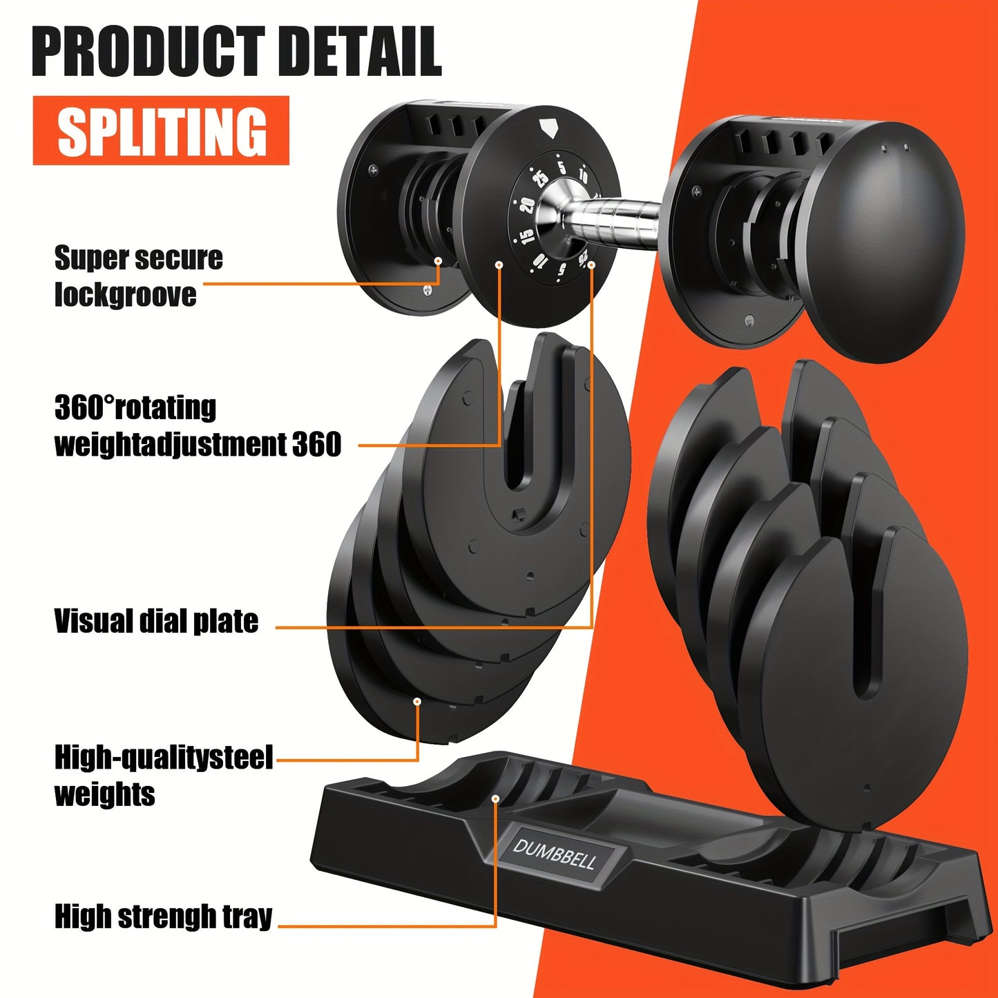 Soges Power Adjustable Dumbbell Set