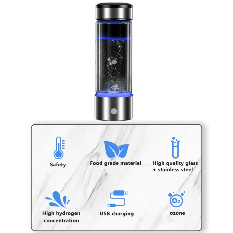 Hydrogen Generator Water Bottle