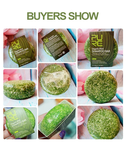 Organic Mint Shampoo Bar