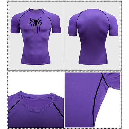 Men's Spider Compression T Shirt