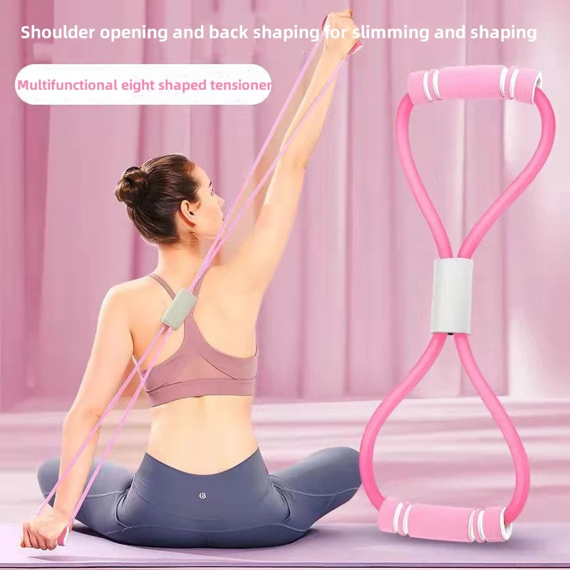 Yoga Resistance Bands with Foam Handles