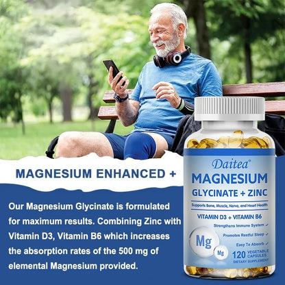 Magnesium and Zinc Capsules (Only Available in Canada)