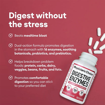 Digestive Enzymes -  Prebiotics & Probiotics