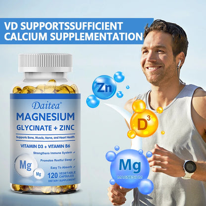 Magnesium and Zinc Capsules (Only Available in Canada)