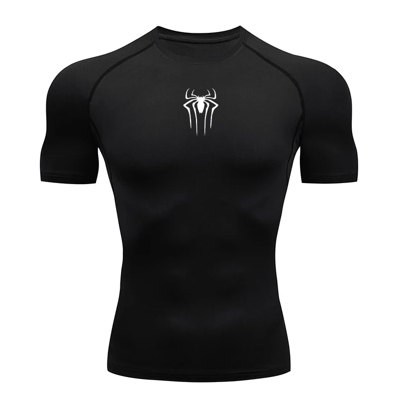 Men's Spider Compression T Shirt