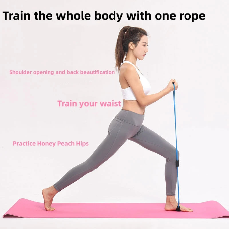 Yoga Resistance Bands with Foam Handles