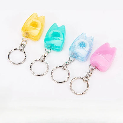 Dental Floss Tooth Keychain