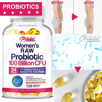 Women's Raw Probiotic - 100 Billion CFU