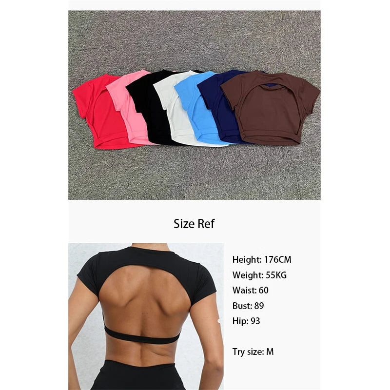 Women's Backless Crop Top