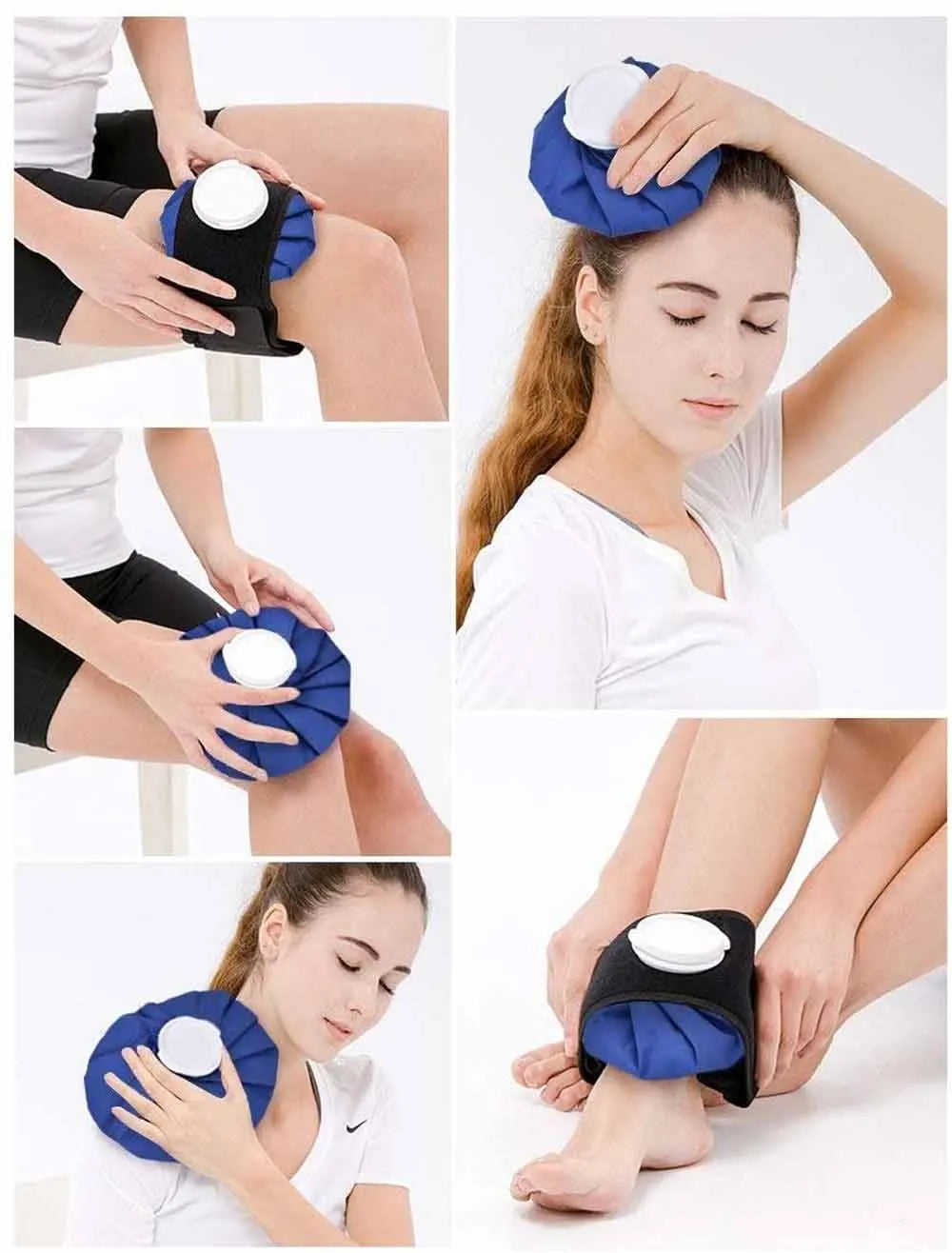 Professional Ice Bag Bandage with Reusable Ice Bag