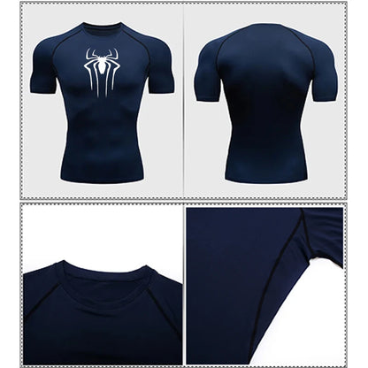 Men's Spider Compression T Shirt