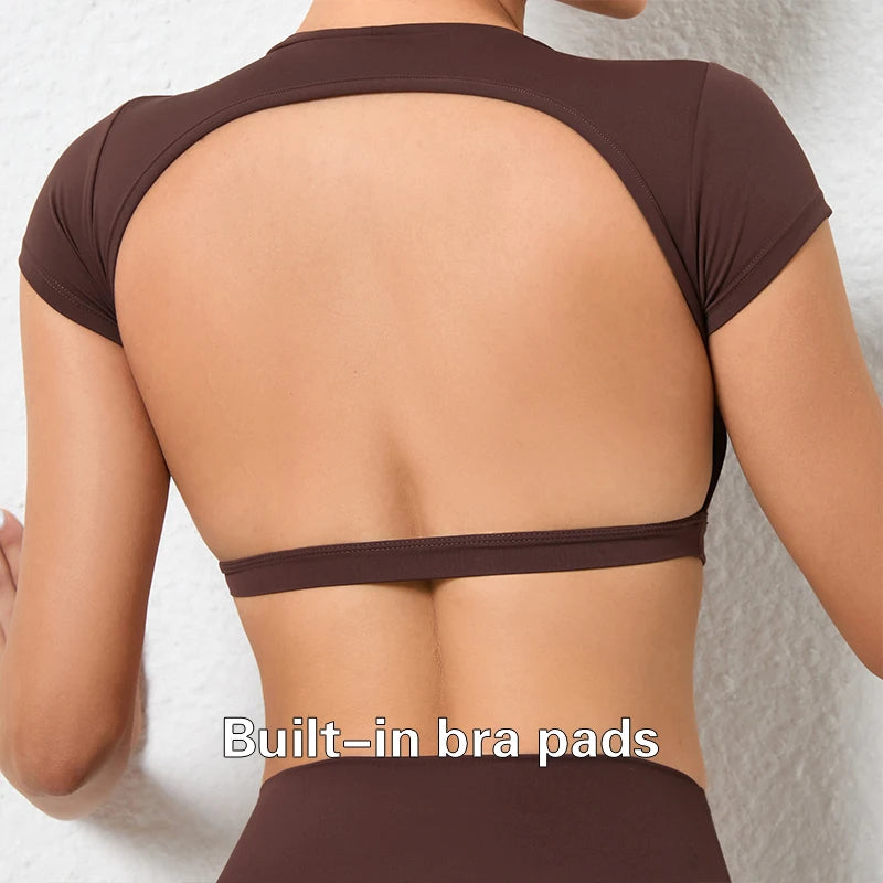 Women's Backless Crop Top