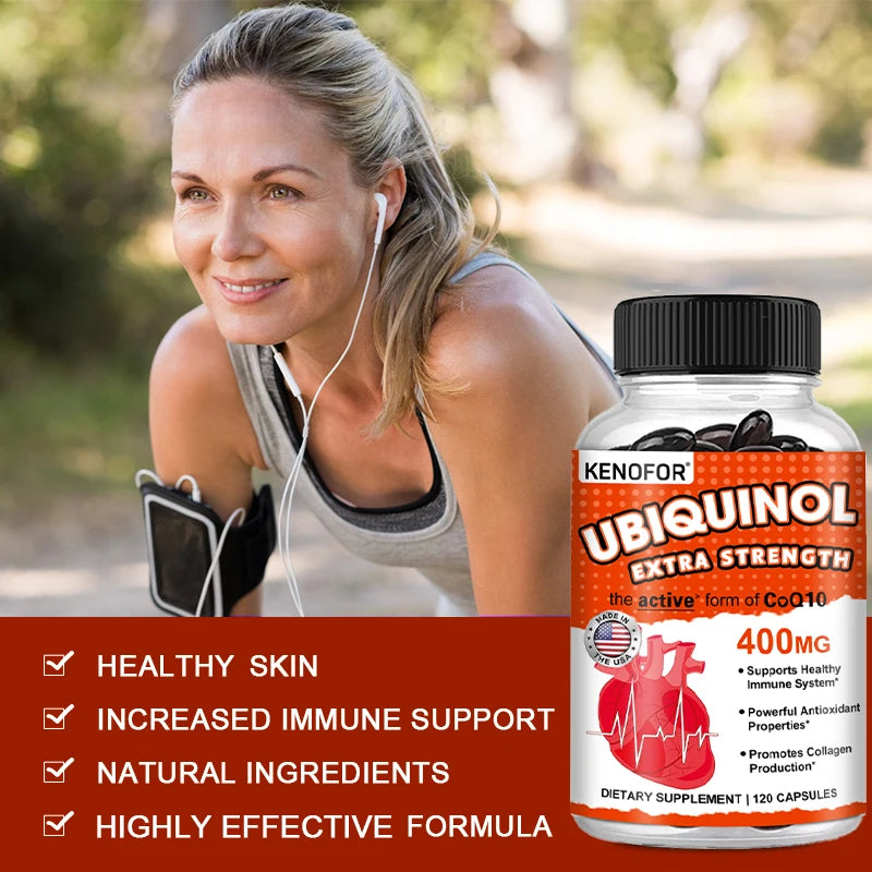 Ubiquinol CoQ10 400 mg Softgel Antioxidant