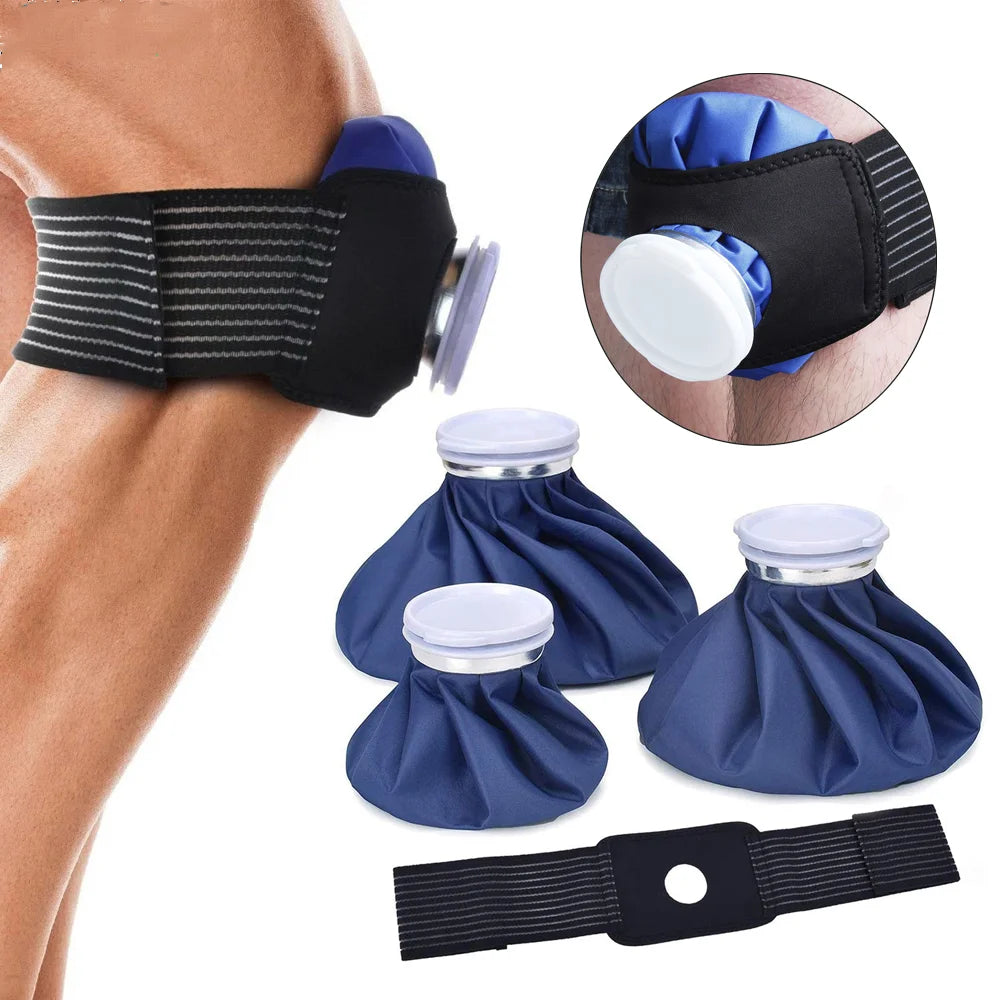 Professional Ice Bag Bandage with Reusable Ice Bag