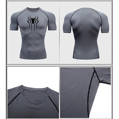 Men's Spider Compression T Shirt