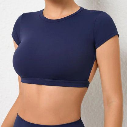 Women's Backless Crop Top