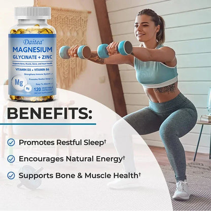 Magnesium and Zinc Capsules (Only Available in Canada)