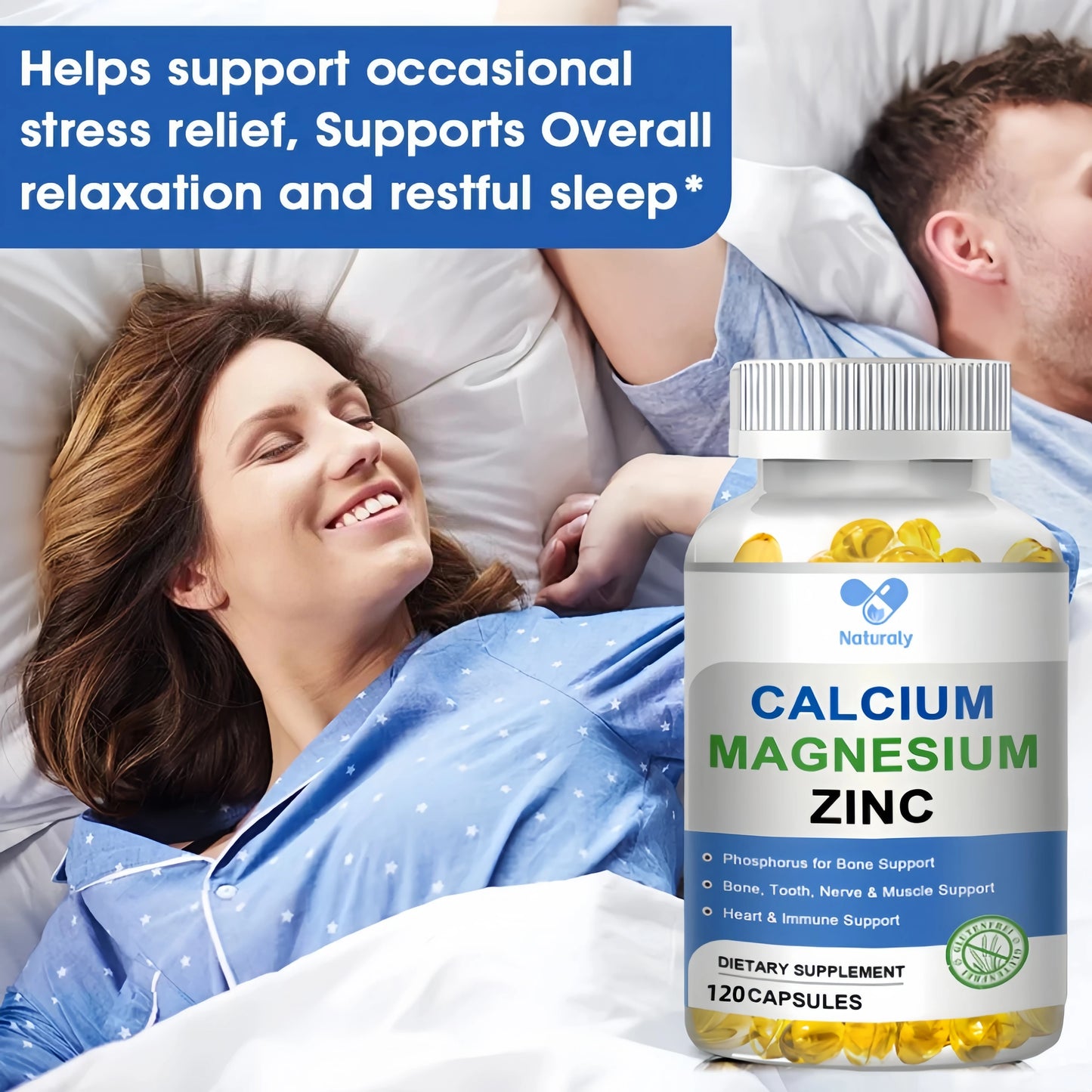 Calcium, Magnesium & Zinc Capsules