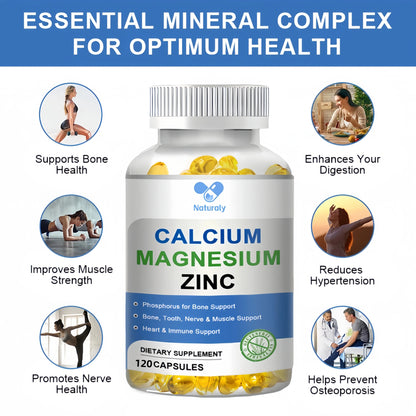 Calcium, Magnesium & Zinc Capsules