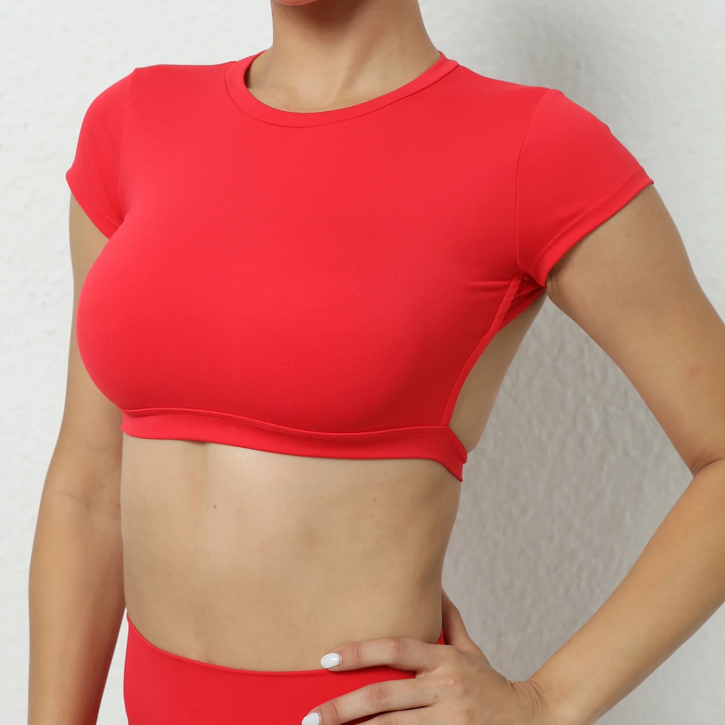 Women's Backless Crop Top