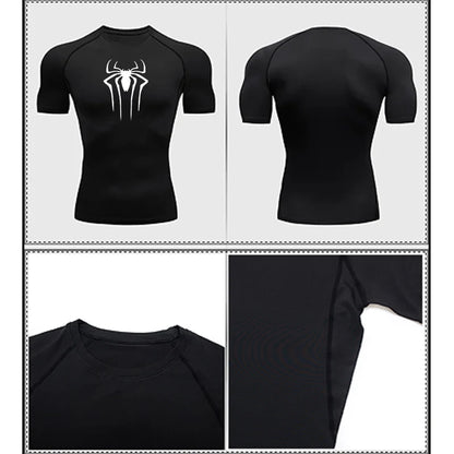 Men's Spider Compression T Shirt