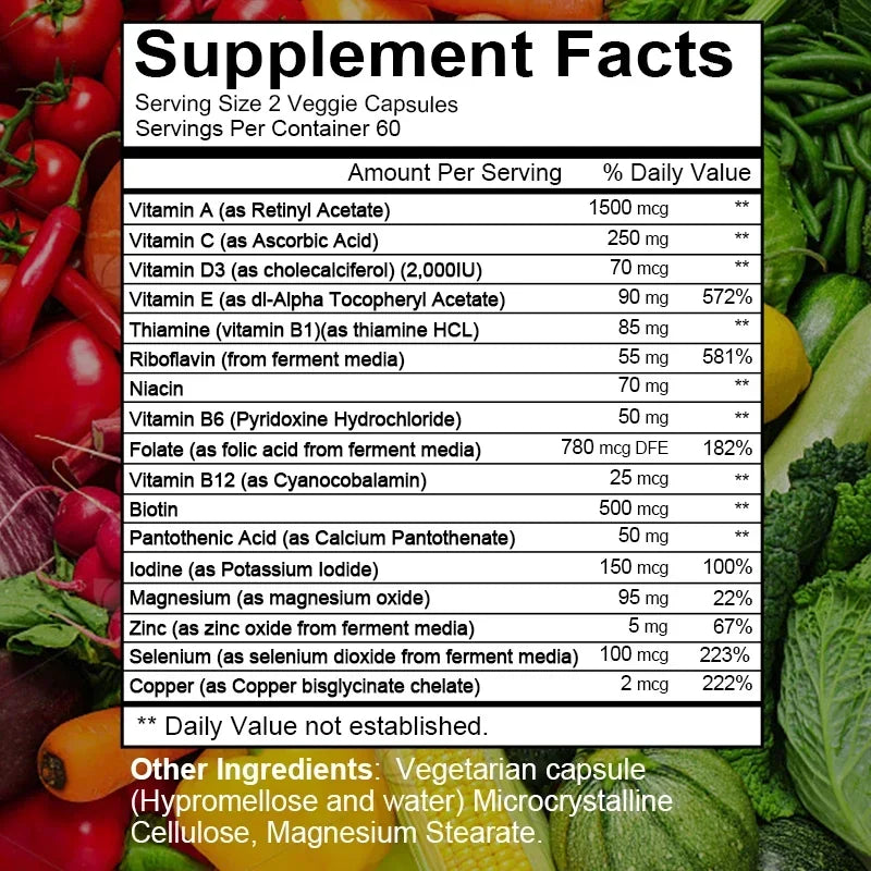 Multivitamin & Mineral Supplement