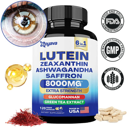 Lutein, Zeaxanthin, Ashwagandha & Saffron Supplement