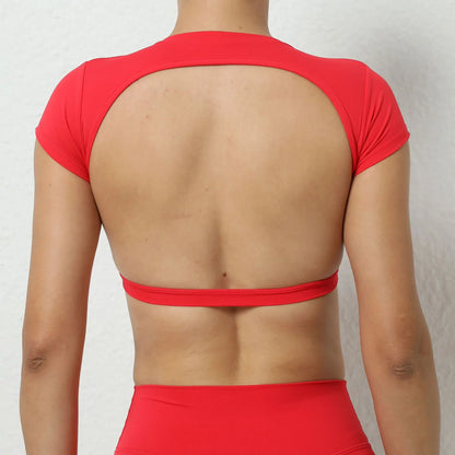 Women's Backless Crop Top