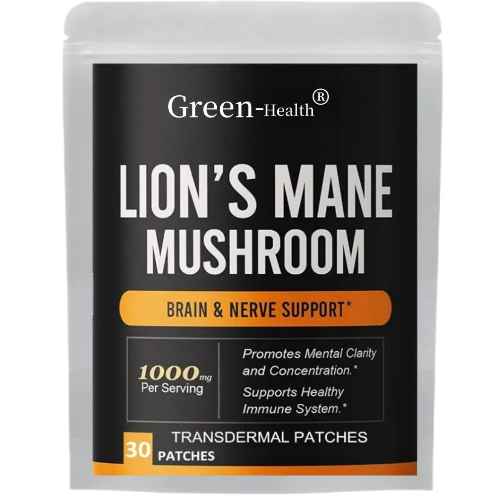 Lions Mane Mushroom Transdermal Patches