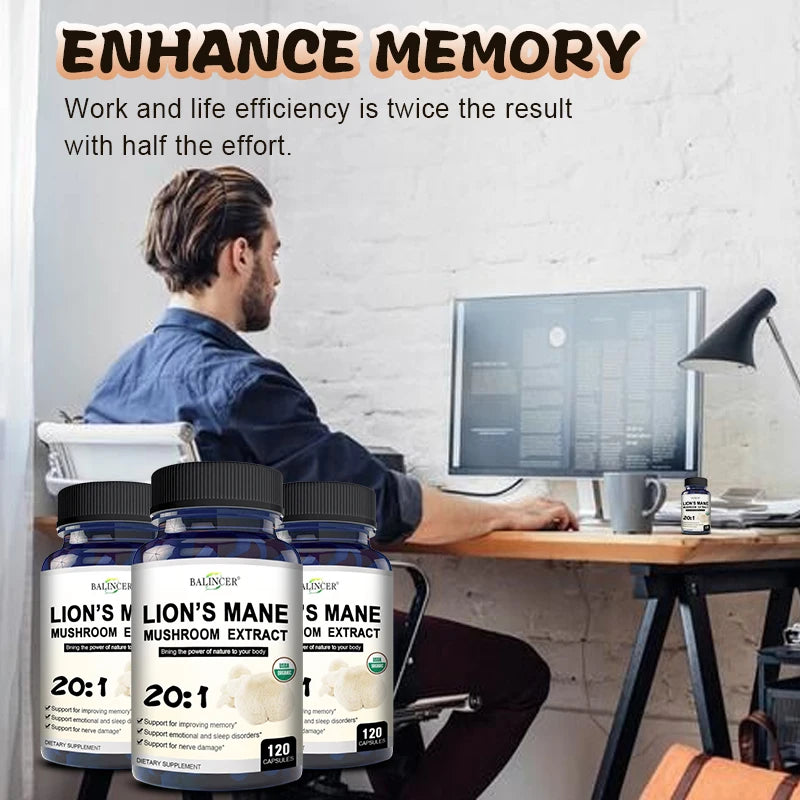 Lion's Mane Extract  (Only Available in the United States)