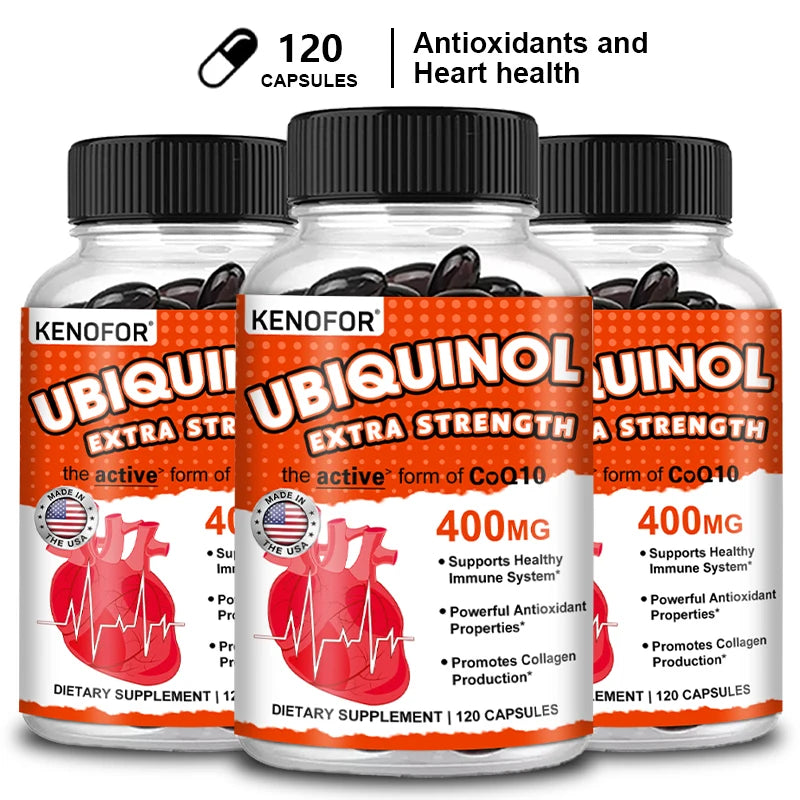 Ubiquinol CoQ10 400 mg Softgel Antioxidant