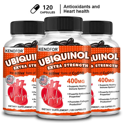 Ubiquinol CoQ10 400 mg Softgel Antioxidant