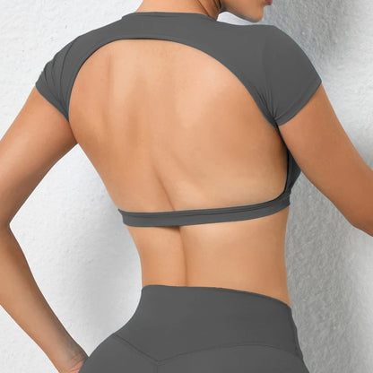 Women's Backless Crop Top