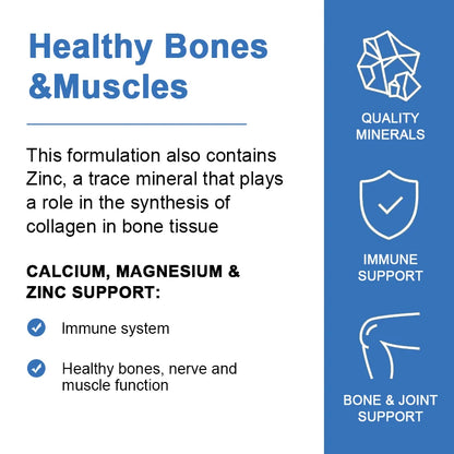 Calcium, Magnesium & Zinc Capsules