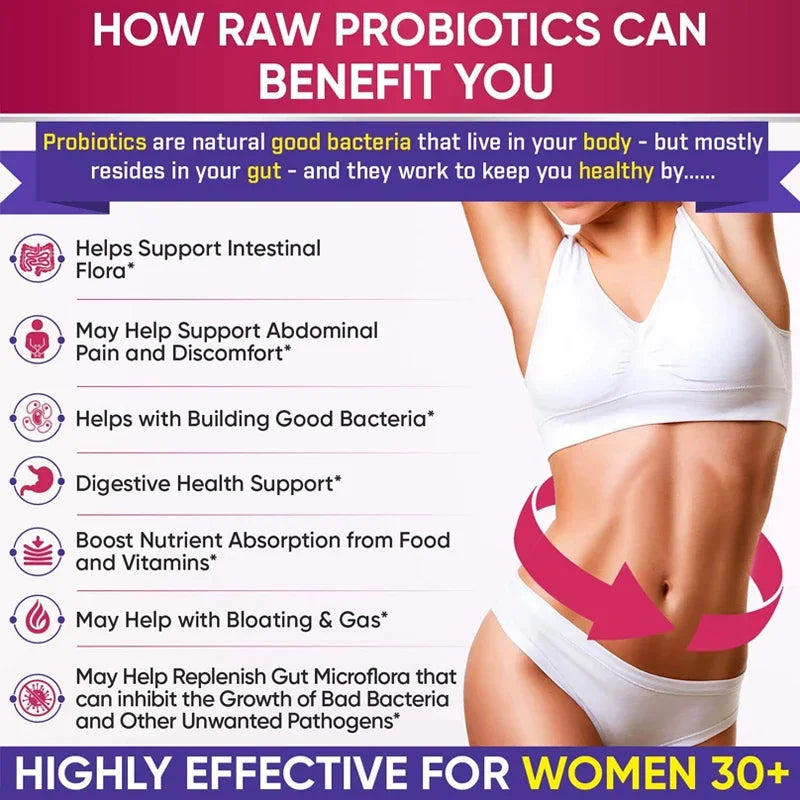 Women's Raw Probiotic - 100 Billion CFU